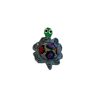 Small (1”) Collectable Turtle Hand Painted